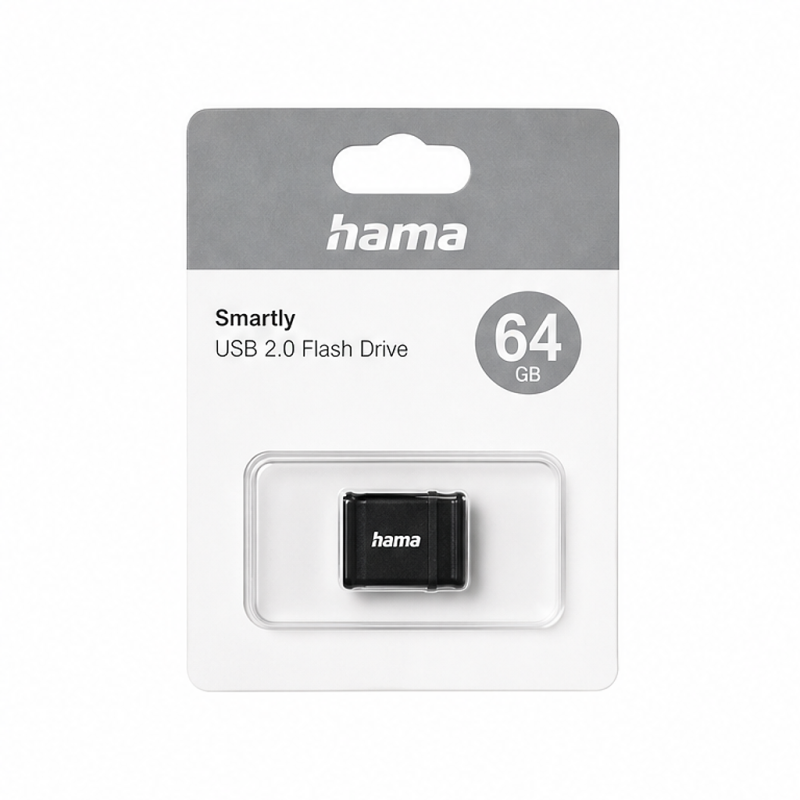 Clé USB Hama Smartly 32 Go noire