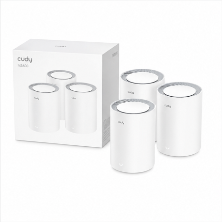 Cudy BE3600 Mesh Wi‑Fi 7 Gigabit M3600, pack de 3
