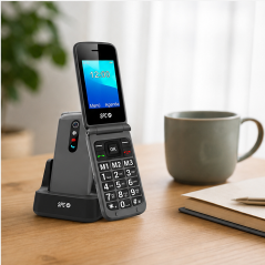 SPC Stella 2 Flip Phone with SOS Button and USB-C