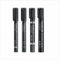 Staedtler Lumocolor 60 lot de 4 marqueurs permanents noirs
