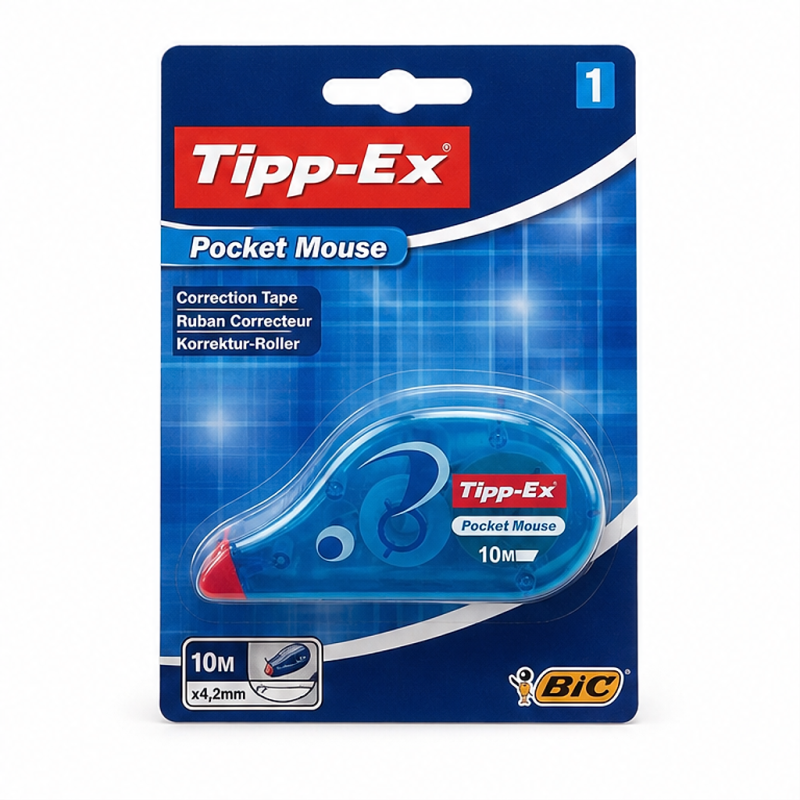 Tipp-Ex Pocket Mouse Ruban correcteur 4,2 mm x 10 m