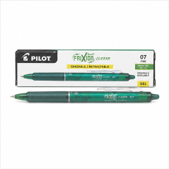 Pilot Frixion Clicker vert 0,7 mm - lot de 12 | Stylo gel