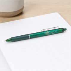 Pilot Frixion Clicker vert 0,7 mm - lot de 12 | Stylo gel