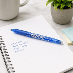Pilot FriXion Ball Blue 0.7 mm Erasable Pen - pack of 12