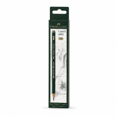 Faber-Castell Castell 9000 2B - lot de 12 | Crayon graphite