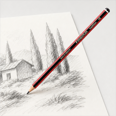 Staedtler tradition 110 4B graphite pencil - pack of 12