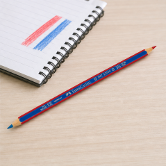 Faber-Castell Janus crayon rouge/bleu boîte 12 - lot de 12