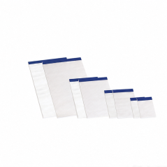 Enri Bloc-notes A6 agrafé, 80 feuilles lisses - lot de 10