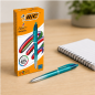 BIC 4 Couleurs Smooth Gradient Vert - lot de 12