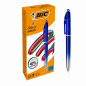 BIC 4 Colours Smooth Gradient Blue Retractable Ball Pen 1.0 mm - pack of 12