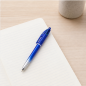 BIC 4 Colours Smooth Gradient Bleu Stylo-bille rétractable 1,0 mm - lot de 12