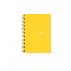 Cahier spirale Enri Fº 80 feuilles lisses - lot de 5 | Enri