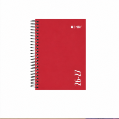 Agenda scolaire Enri octavo jour par page - lot de 5