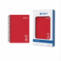 Enri school agenda with spiral, octavo format, day per page - pack of 5