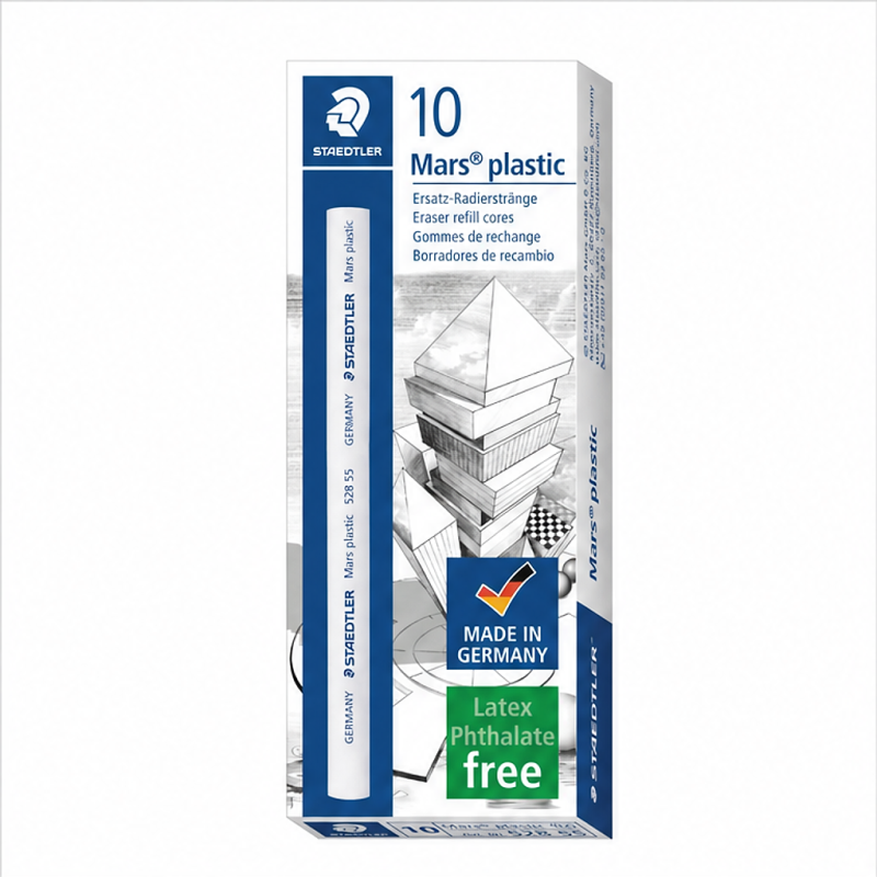 Staedtler Mars Plastic eraser refill 528 55 - pack of 10