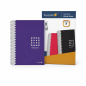 Golden 4º Spiral Notebook, 80 Sheets, Plain - pack of 6