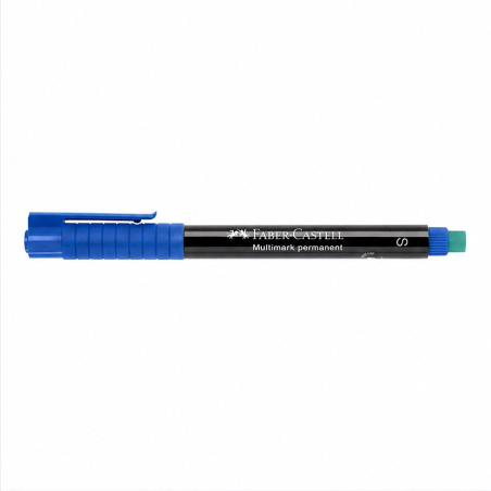Faber-Castell Multimark marqueur permanent bleu M 1 mm - lot de 10