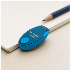 ErichKrause Shell Blue Eraser in Plastic Case - pack of 24