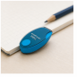 ErichKrause Shell Eraser in Plastic Case, Blue - pack of 24
