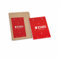 Enri stapled note pad A5 smooth red 80 sheets - pack of 5 Enri stapled note pad A5 smooth red 80 sheets - pack of 5
