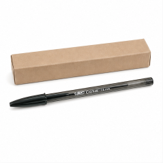 BIC Cristal Large Black 1.6 mm Ballpoint Pen - pack of 50