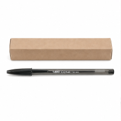 BIC Cristal Large Black 1.6 mm Ballpoint Pen - pack of 50