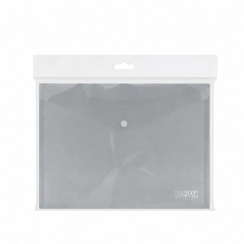 Ingraf Porte-documents A4 à fermeture pression - lot de 10