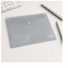 Ingraf A4 document holder with snap closure - pack of 10