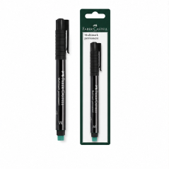 Faber-Castell Multimark marqueur permanent noir - lot de 10