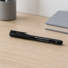 Faber-Castell Multimark marqueur permanent noir - lot de 10