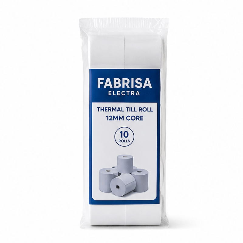 Fabrisa Rollo de Papier Electra 37 x 70 x 12 mm - lot de 10