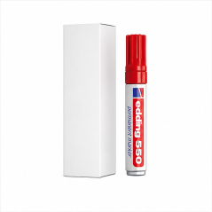 edding 550 red permanent marker 3-4 mm - pack of 10