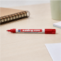 edding 400 red permanent marker 1 mm round nib - pack of 10