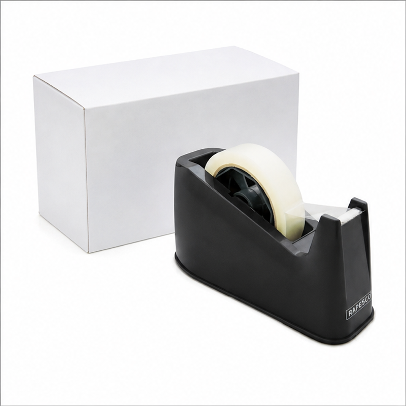 Rapesco 500 black tape dispenser