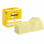 Post-it Notes Canary Yellow 76 x 127 mm, lot de 12 blocs