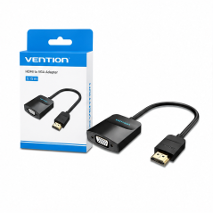 Vention HDMI vers VGA avec audio 3,5 mm, 0,15 m