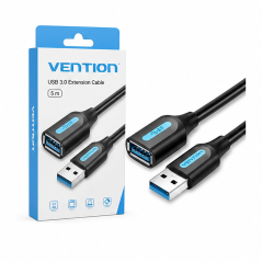 Câble d’extension USB 3.0 Vention 5 m | Noir