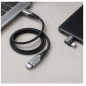 Vention USB-C 2.0 5A 100W 1 m gray angled cable