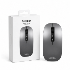 Coolbox W02 IA Wireless Mouse Gray - 1600 DPI