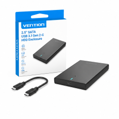 Vention 2.5-inch SATA Drive Enclosure USB 3.1 Gen 2