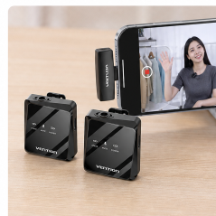Vention micro cravate sans fil USB-C, lot de 2