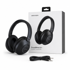 Casque Bluetooth Vention SoundMate S11 noir
