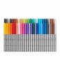 Staedtler 3200 set of 72 double-ended fiber-tip pens, assorted colors