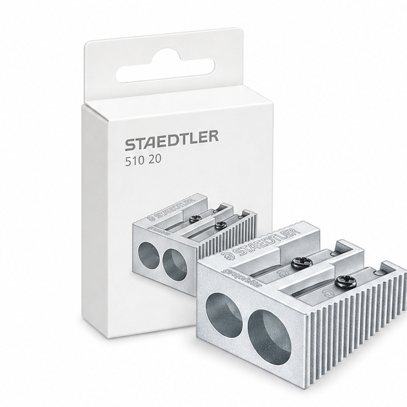 Taille-crayon double en métal Staedtler 510 20 - lot de 20