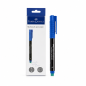 Faber-Castell Multimark marqueur permanent bleu F 0,6 mm - lot de 10