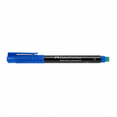 Faber-Castell Multimark Blue F 0.6 mm Marker - pack of 10