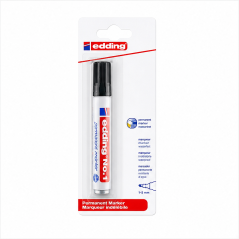 edding No. 1 marqueur permanent noir 1-5 mm - lot de 10