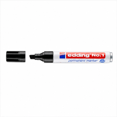 edding No. 1 black permanent marker 1-5 mm - pack of 10
