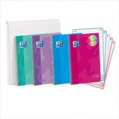 Oxford Europeanbook 5 A4+ spiral notebook 5x5 - pack of 5