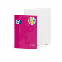 Oxford Europeanbook 5 cahier spirale A4+ 5x5 - lot de 5